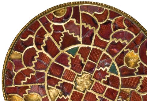 Merovingian disc fibula – Orp-Jauche, Belgium, 2nd half of the 6th-early 7th century