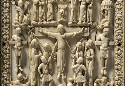 Mosan ivory of the Crucifixion