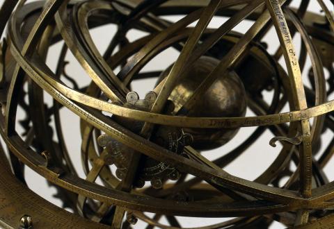 Armillary sphere, brass