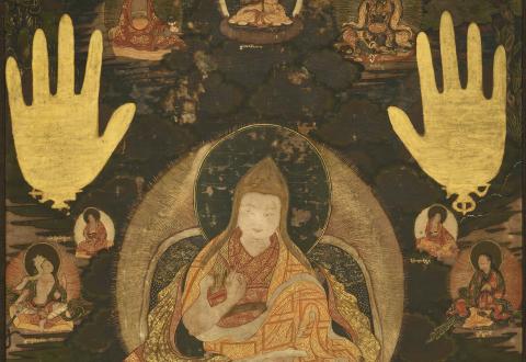 Thang-ka, Le premier Dalaï-Lama
