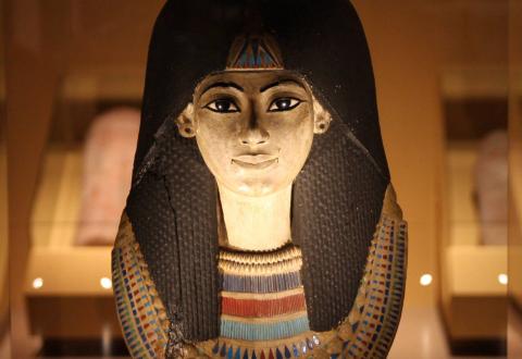 Masque d'un dignitaire égyptien