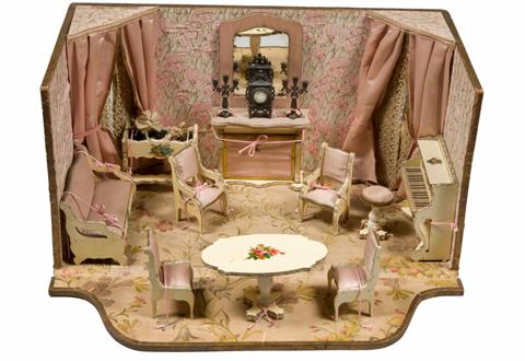 Chambre de poupée : salon/Poppenkamer: salon/Doll's room: salon