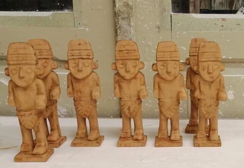 Statuettes en plâtre/Plaasteren beeldjes/Plaster statues 