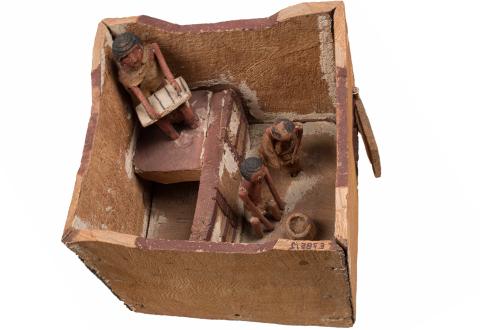 Modèle de maison/Model van een huis/Model of a house