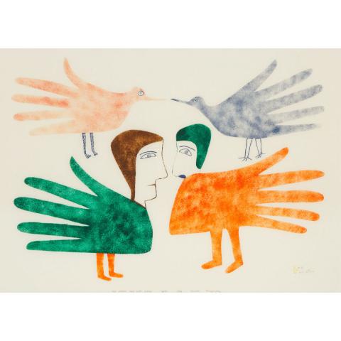 Jessie Oonark - My hands are like birds - 1984