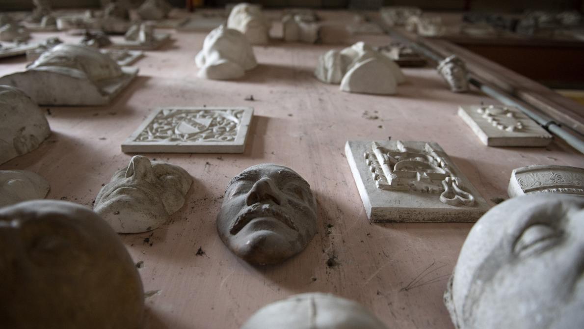 In the Plaster-cast Workshop