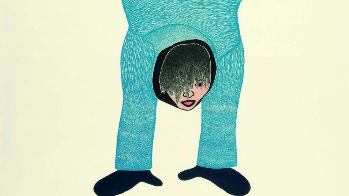 Shuvinai Ashoona - Handstand - 2010
