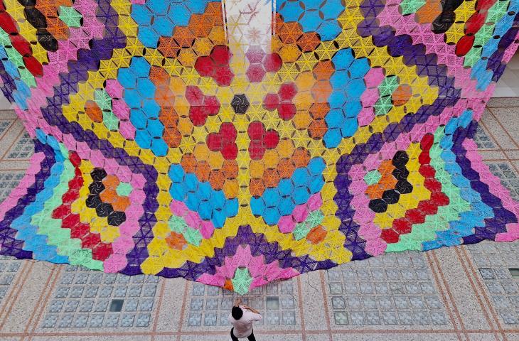 Cielo Tejido is the work of a colective of women weavers in Etzatlán, State of Jalisco, Mexico 