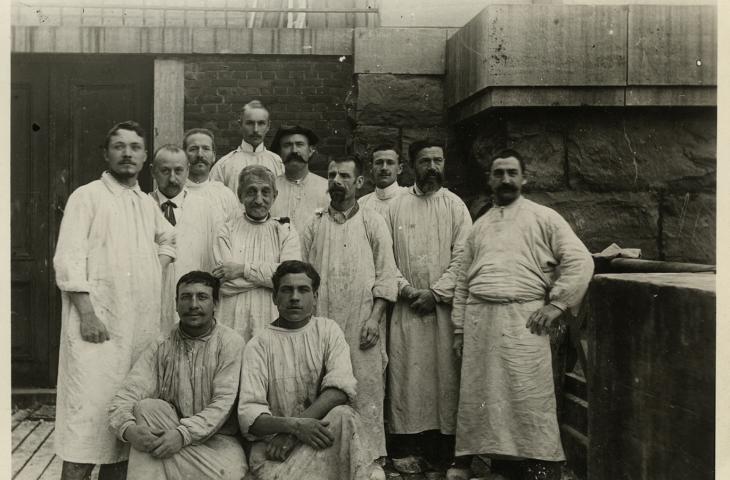 Het Afgietselwerkplaats rond 1900